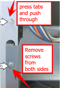 How to remove ge dryer control board bracket